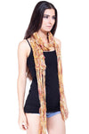 Women's Loose knit boho chic knitted scarf
