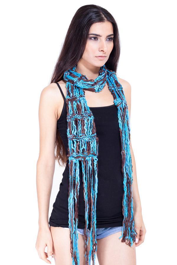 Women's Loose knit boho chic knitted scarf