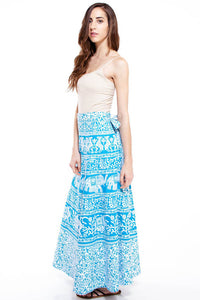 An Elephant's Spring Summer Wrap Skirt
