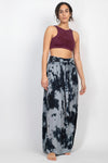 Tie-Dye Slit Sides Skirt