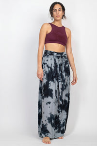 Tie-Dye Slit Sides Skirt