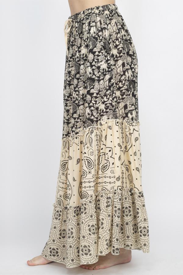 Elephant Three Tiered Skirt