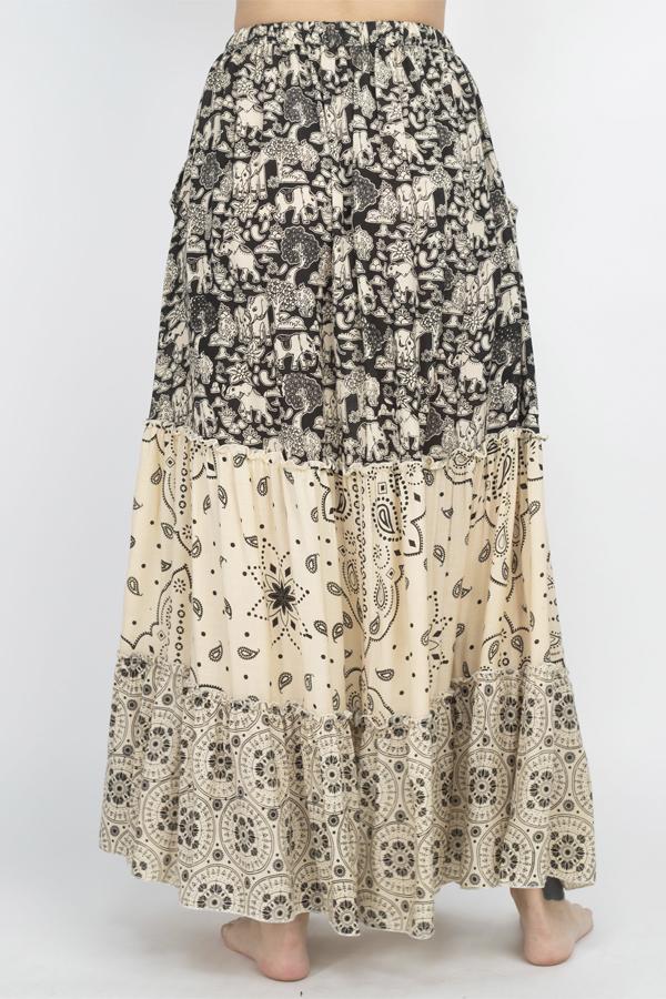 Elephant Three Tiered Skirt