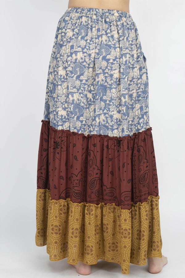 Elephant Three Tiered Skirt