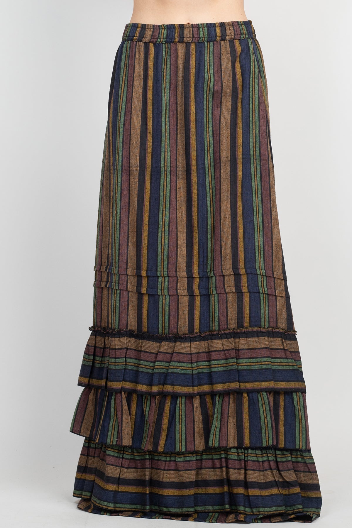 Victorian Ruffled Maxi Skirt