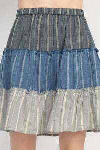 Tired Ruffle Mini Skrit