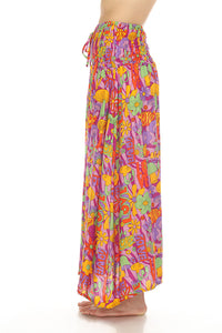 Mushroom Love Print Maxi Skirt-Dress