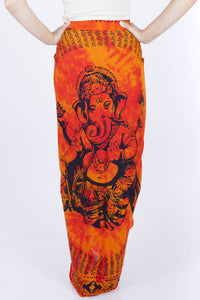 Ganesh Om Tie Dye Beach Sarong
