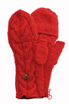 Winter Warm Classic knit glittens Fingerless gloves