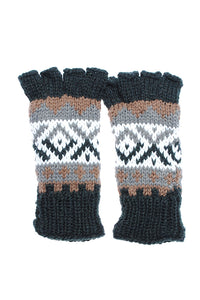 Winter Hand knit soft acrylic colorful fingerless handwarmer