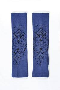Wolf Sacred Geometry Armwarmers