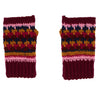 Short Multi Color Fingerless Gloves