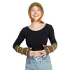 Long Multi Color Stripe Armwarmer