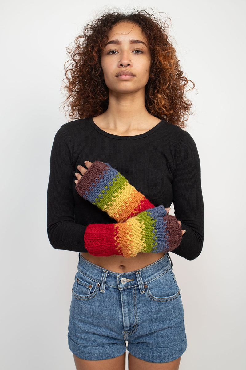 Blurred Lines Knit Armwarmer