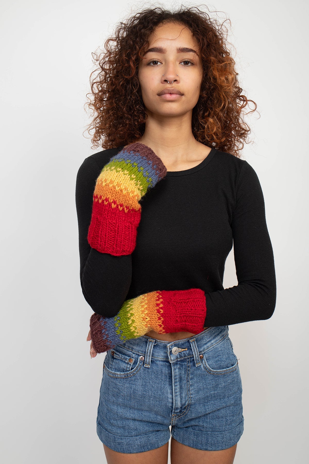 Blurred Lines Knit Armwarmer