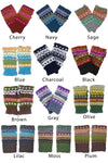Winter hand knit handwarmer, fingerless Gloves