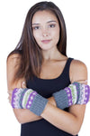 Winter hand knit handwarmer, fingerless Gloves