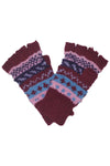 Winter Love Fingerless Wool Arm Warmers