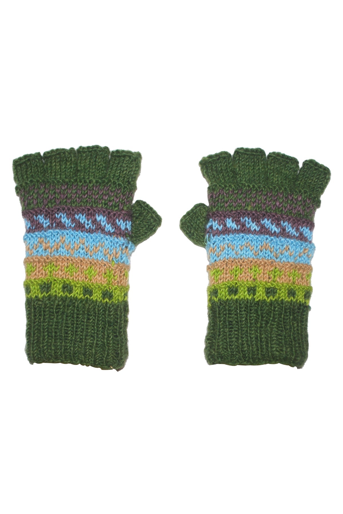 Winter Love Fingerless Wool Arm Warmers