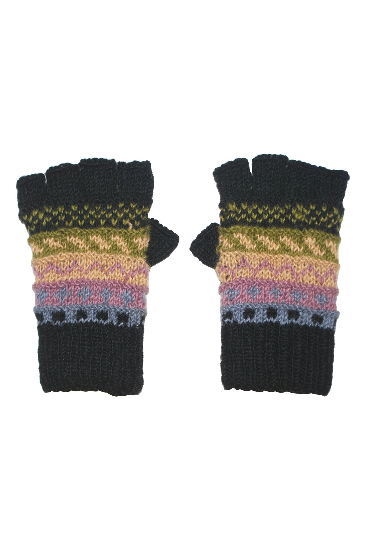 Winter Love Fingerless Wool Arm Warmers