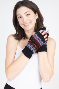 Winter Love Fingerless Wool Arm Warmers