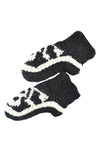 Happy skull woolen booties