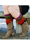 Multi knit boot sleeves