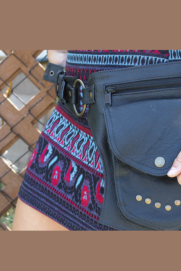 The Women's Traveller Pack - A Leather Hip  Utility Belt