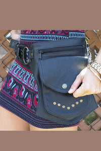 The Women's Traveller Pack - A Leather Hip  Utility Belt