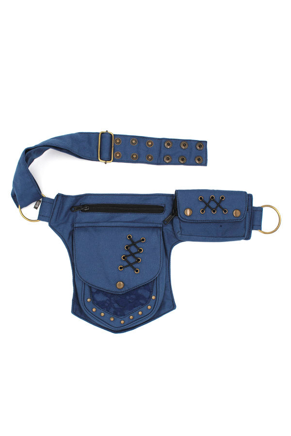 Renaissance Faire Festival Lace Utility Hip Belt Pouch Bags