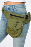 Renaissance Faire Festival Lace Utility Hip Belt Pouch Bags