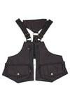 Steampunk Zip Pocket Canvas Vest Bag-One Size