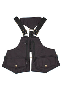 Steampunk Zip Pocket Canvas Vest Bag-One Size