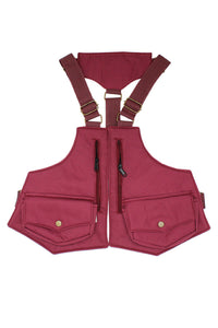 Steampunk Zip Pocket Canvas Vest Bag-One Size