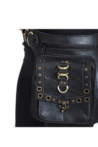 The Vintage Traveler - An Aged Leather Hip-Pack Utility Belt