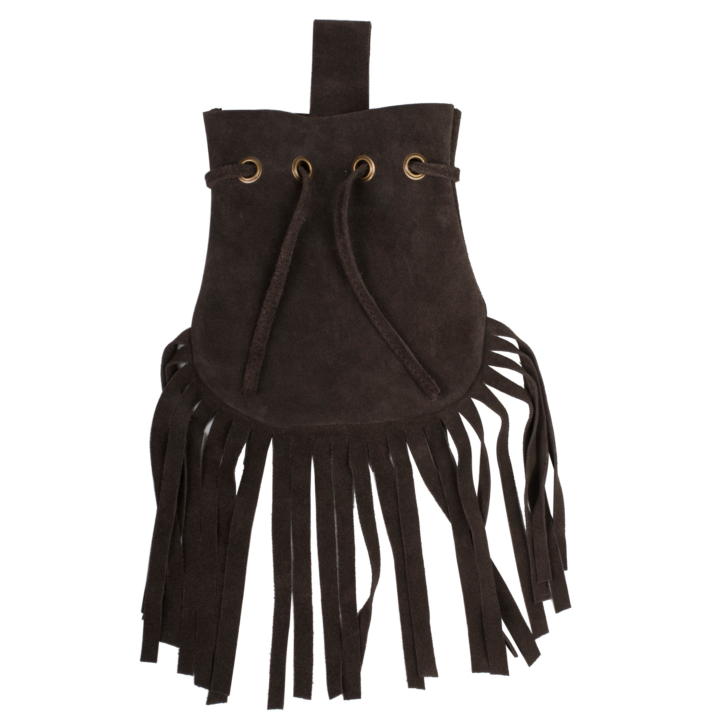 Suede Medicine Pouch for Belt