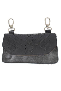 Biker Leather Hip Loop Hanging Bag
