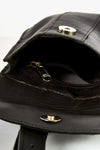 Black Leather Holster Shoulder Bag