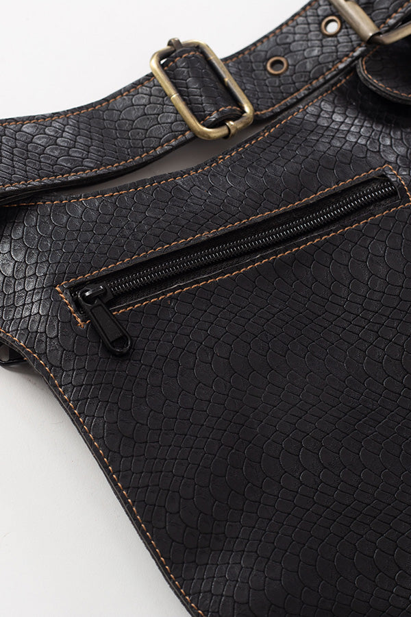 Mandala Vegan Leather Belt Bag