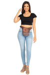 Mandala Vegan Leather Belt Bag