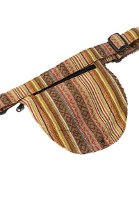 Rustic Stripe Hemp Belt bag