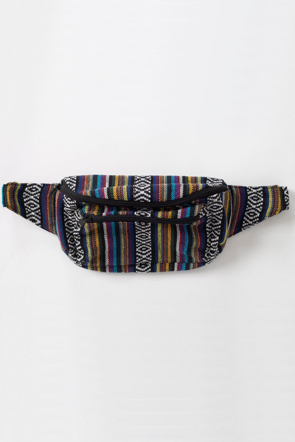 Rustic Stripe Oversize Fanny Pack