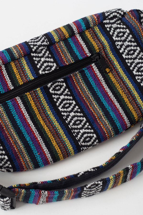 Rustic Stripe Oversize Fanny Pack
