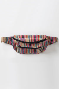 Rustic Stripe Oversize Fanny Pack