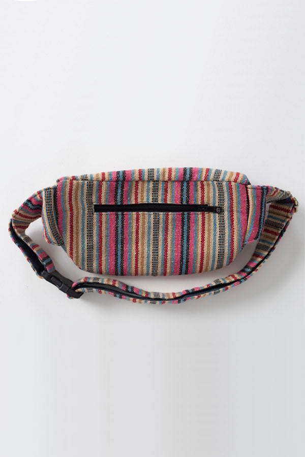 Rustic Stripe Oversize Fanny Pack