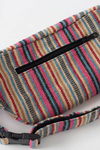Rustic Stripe Oversize Fanny Pack