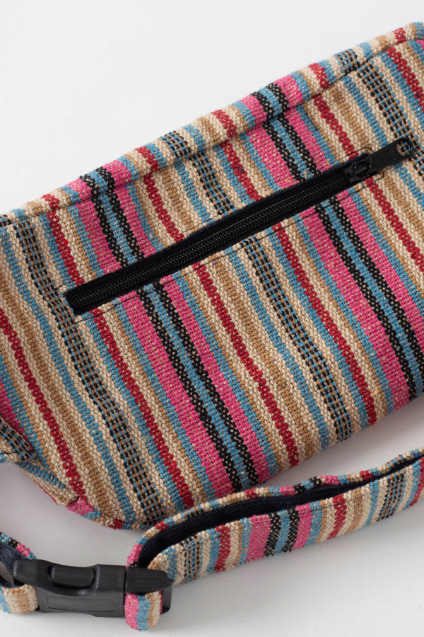 Rustic Stripe Oversize Fanny Pack