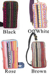 Jacquard sling chest bag
