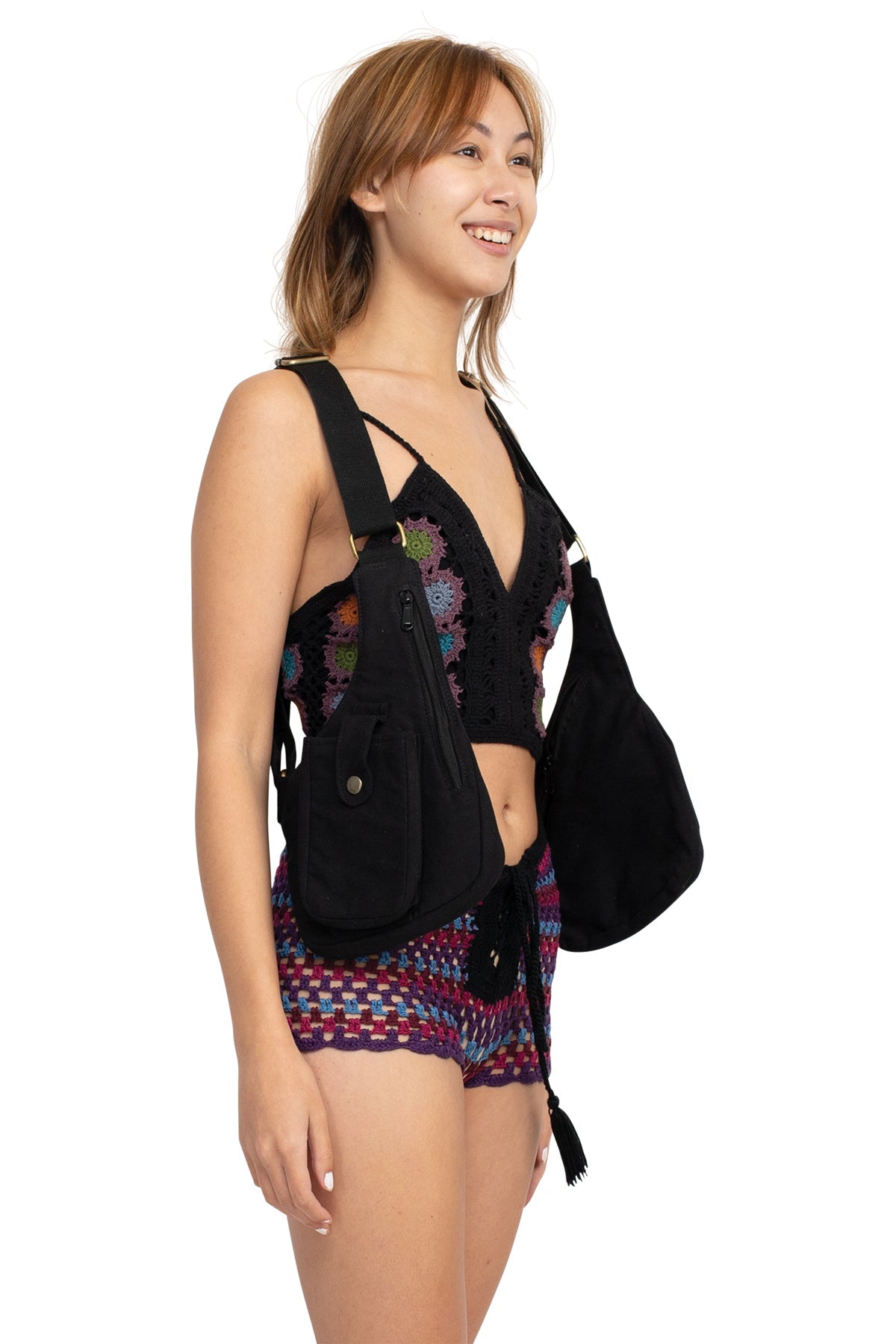 Curved Canvas Festival Vest