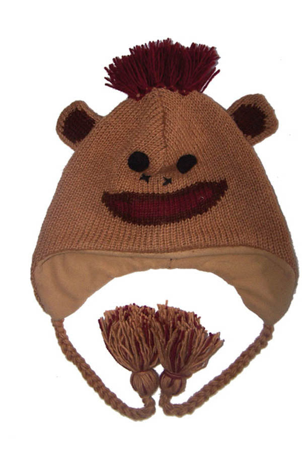 Women's Winter Woolen Animal Hat Beanie-camel-One size